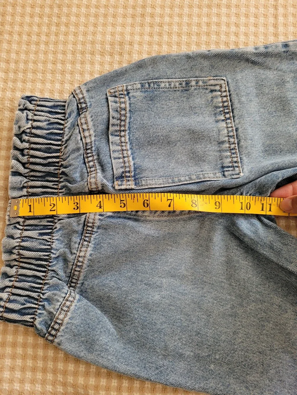 ZARA High-Waist Light Wash Wide Leg Jeans